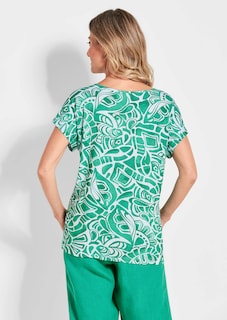 Gedessineerd shirt van katoen-jersey thumbnail 3