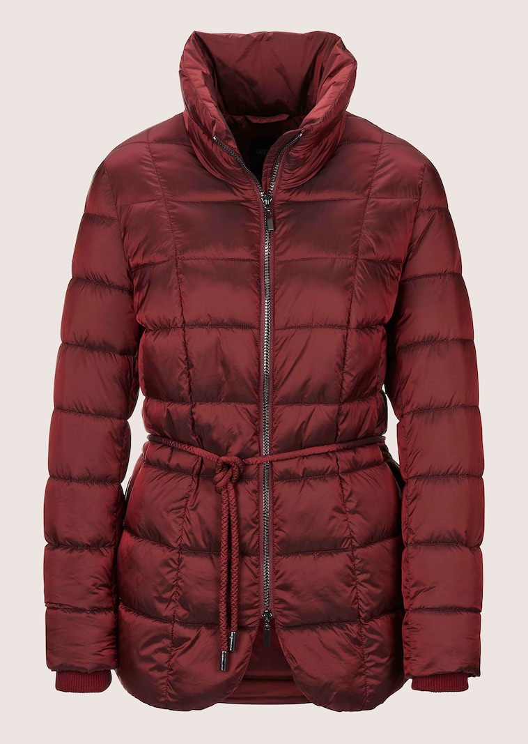 Wattierte Steppjacke mit Stehkragen