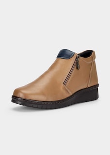 Stiefeletten aus Leder mit Reissverschlüssen thumbnail 1