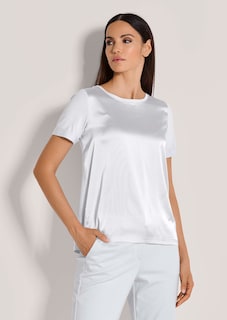 Blusen-Shirt mit kurzen Ärmeln thumbnail 2