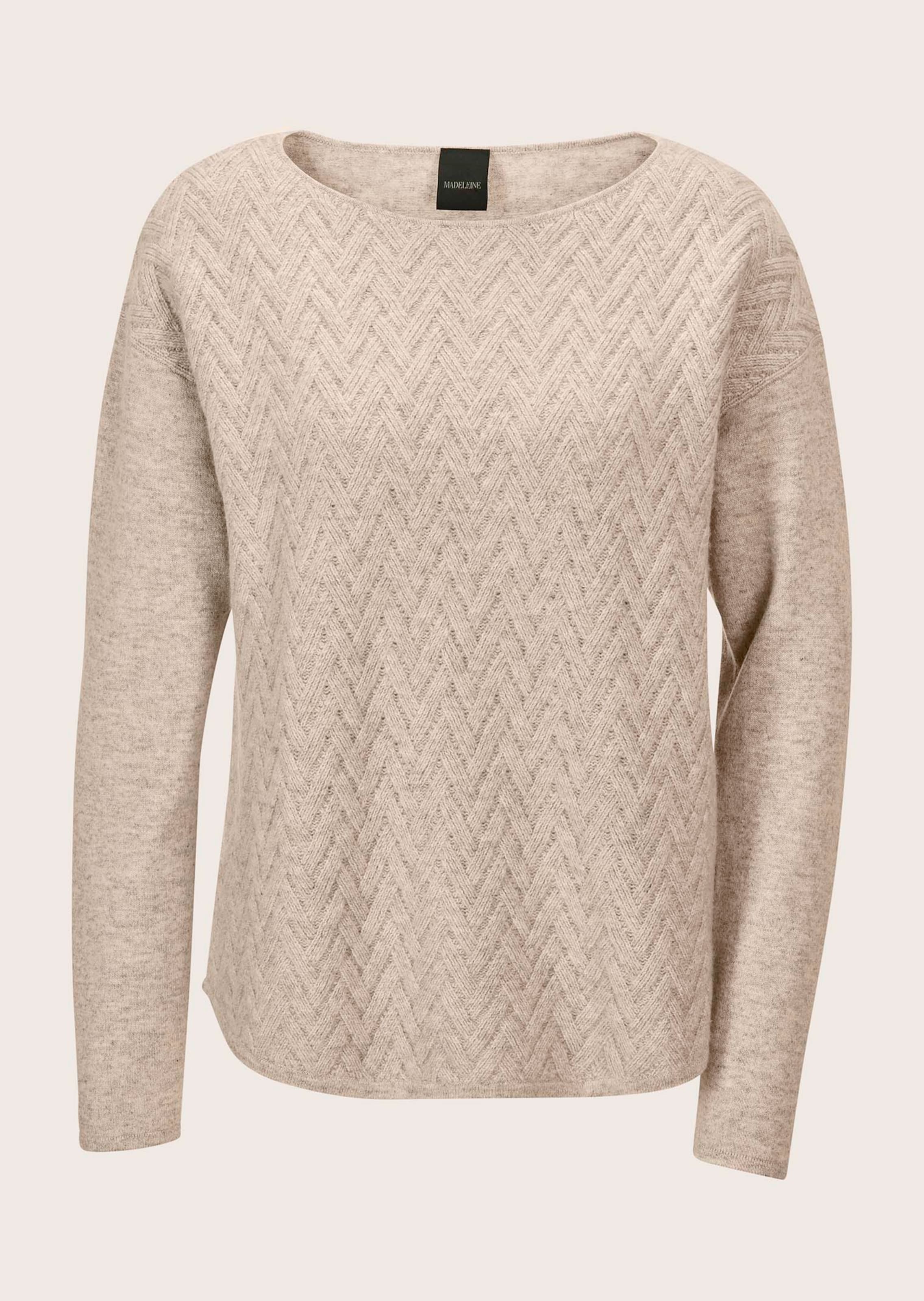 Rundhals-Pullover mit Jacquard-Muster