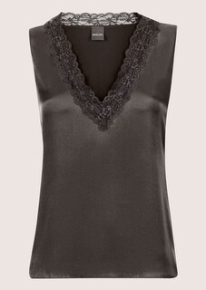 Lingerie-Top mit V-Ausschnitt und edler Spitze thumbnail 7