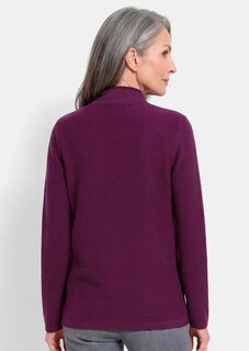 Feiner Strickpullover mit Stehkragen thumbnail 3