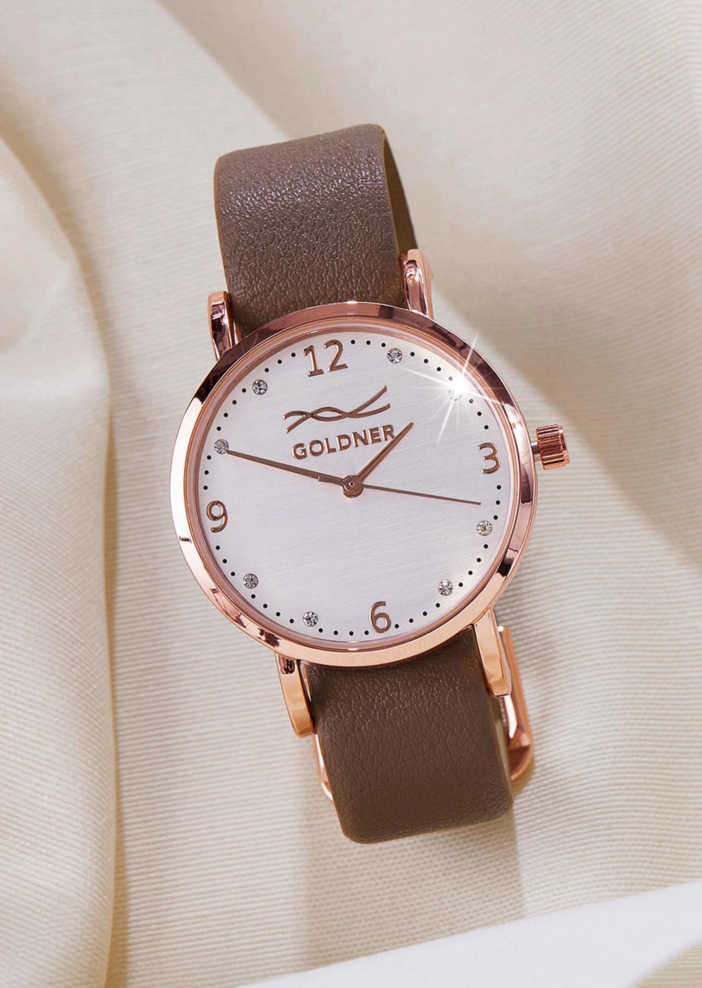 Horloge met verwisselbaar polsbandje