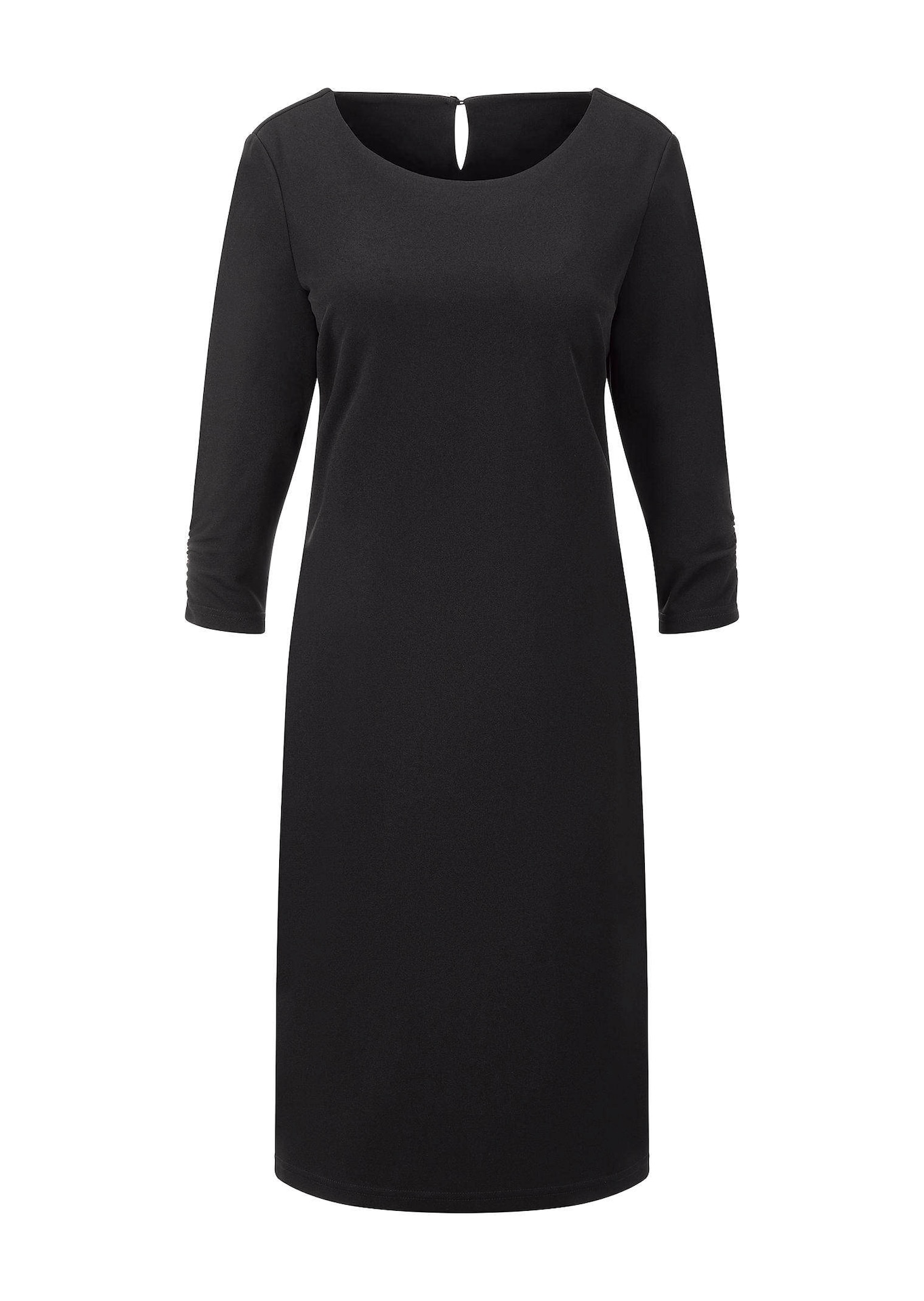 Elegantes Kleid mit gerafften Ärmeln