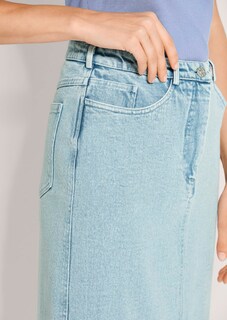 Jeansrock in Midilänge thumbnail 6