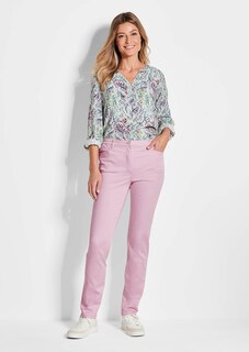 Satijnen katoenen broek LOUISA COMFORT+ thumbnail 2