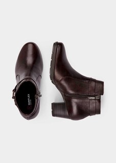 Stiefeletten aus Glattleder mit Zierelement thumbnail 2