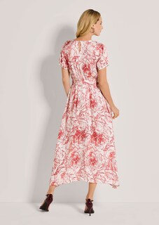 Bedrucktes Kleid in Wickel-Optik thumbnail 4