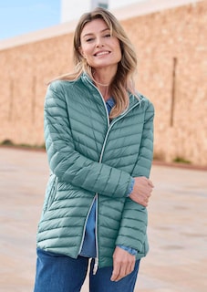 Daunenjacke mit femininer Steppung thumbnail 7