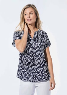 Bluse mit Tunika Ausschnitt thumbnail 8