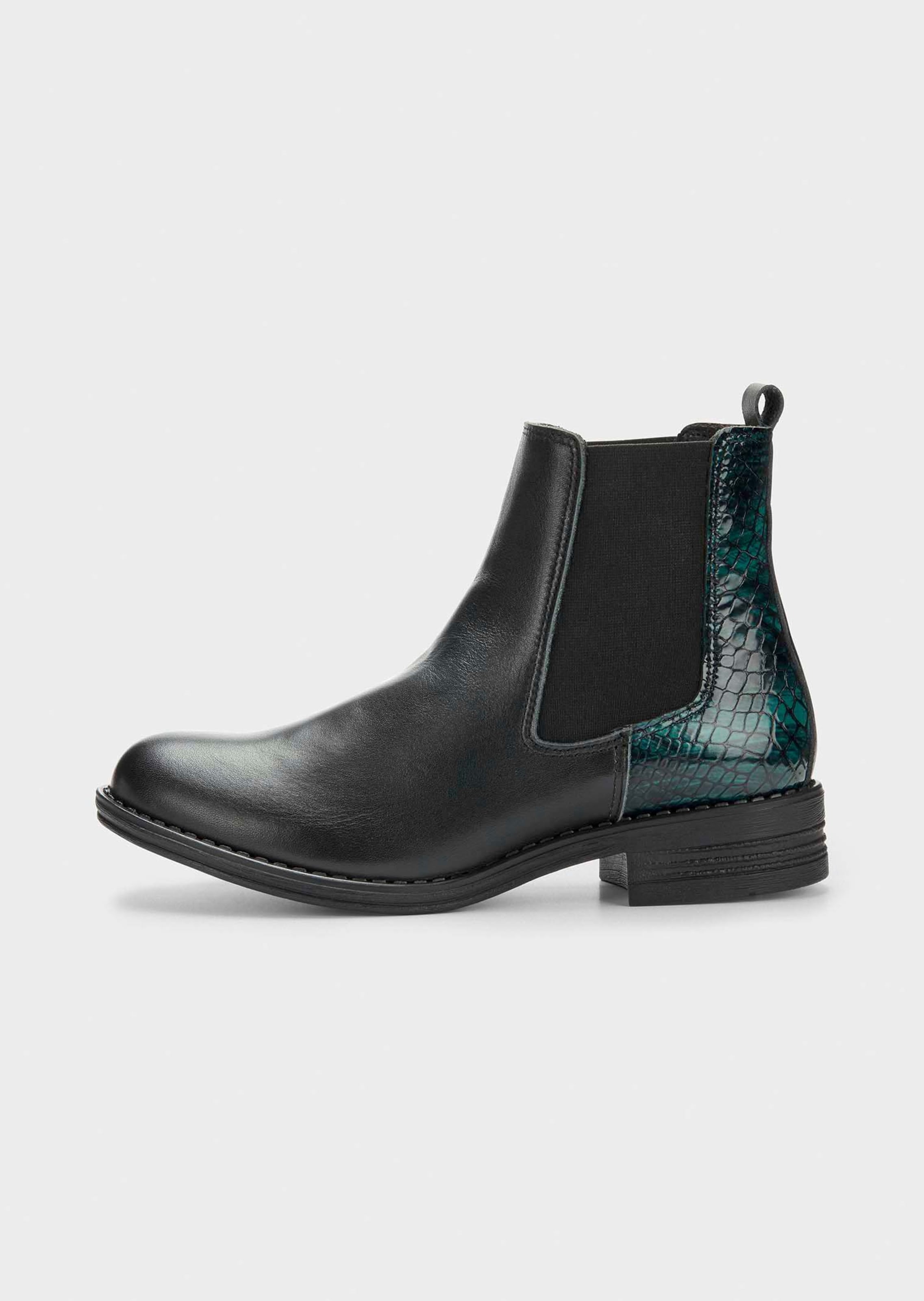 Bottines Chelsea à motif animal