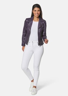 Lederjacke mit Schößchen thumbnail 3