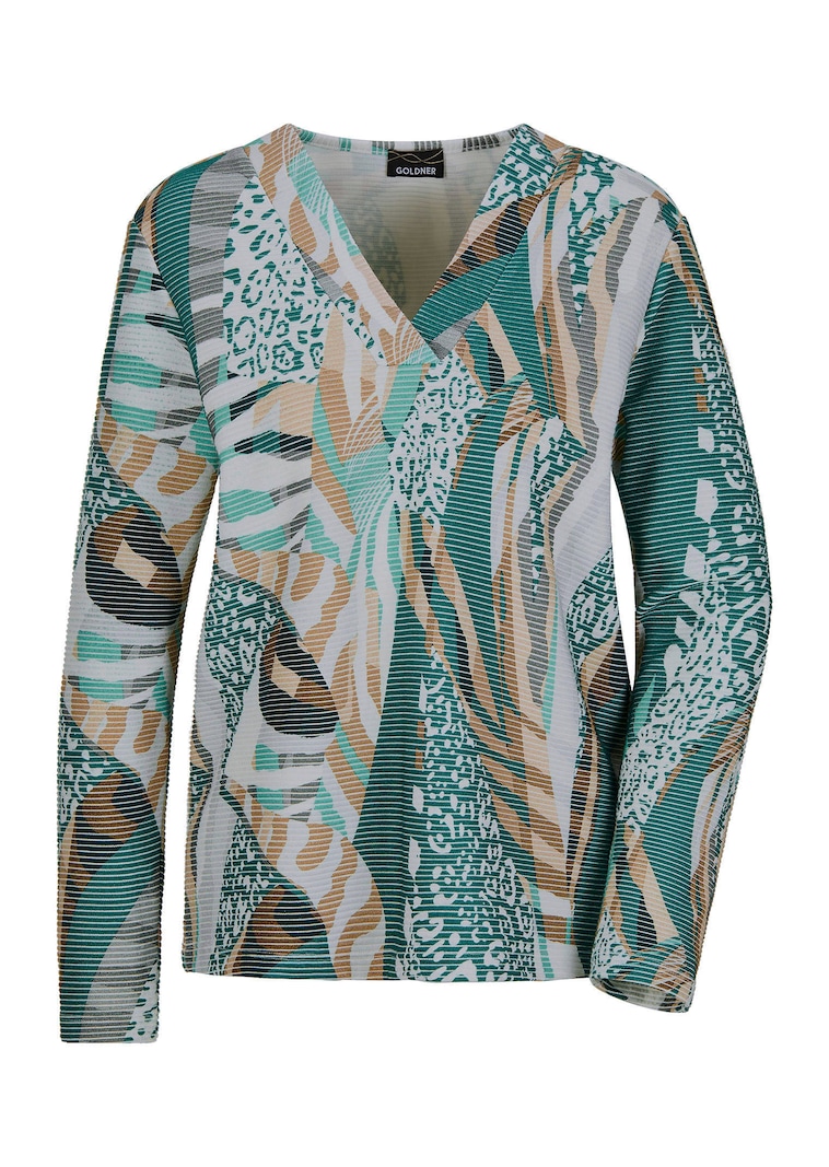 Sweat-shirt aspect maille ottomane