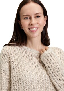 Lochstrick-Pullover mit Pailletten thumbnail 4