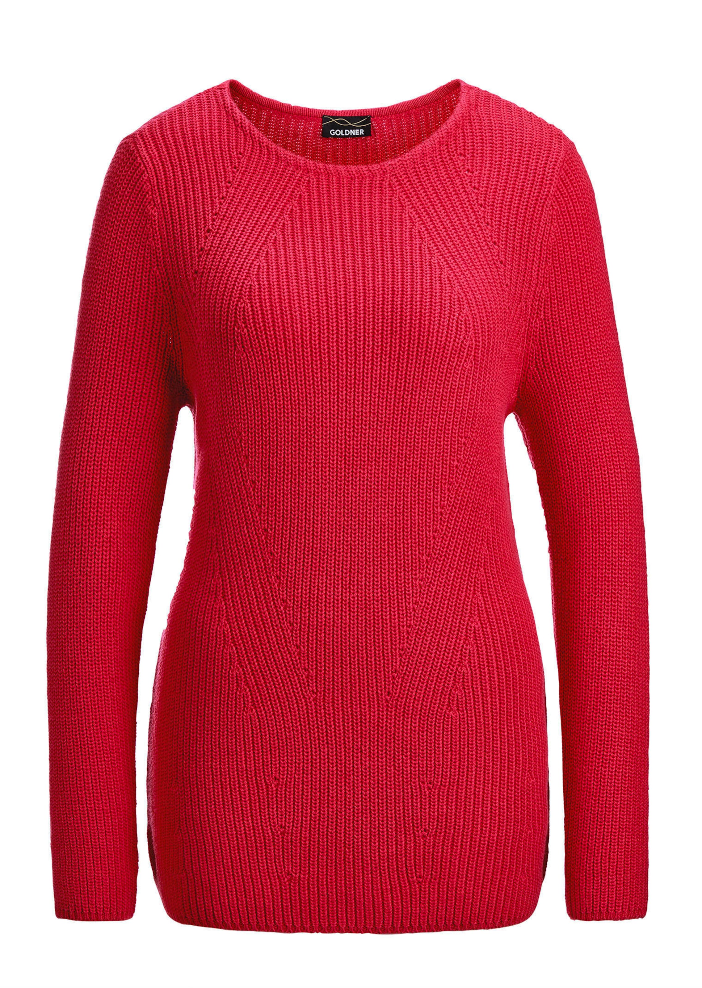 Figurschmeichelnder Pullover aus reiner Baumwolle