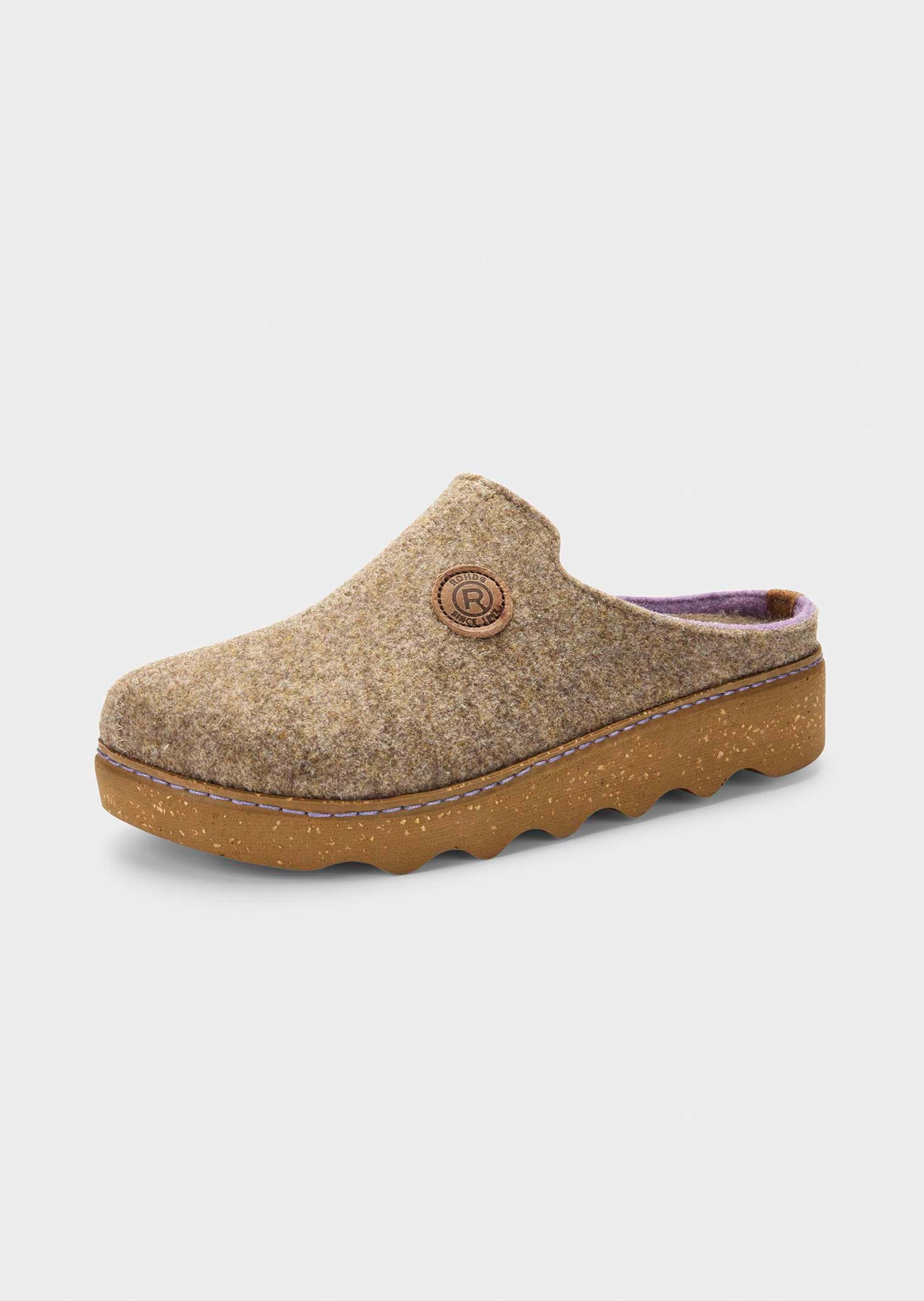 Filzpantoffeln mit Wechselfussbett
