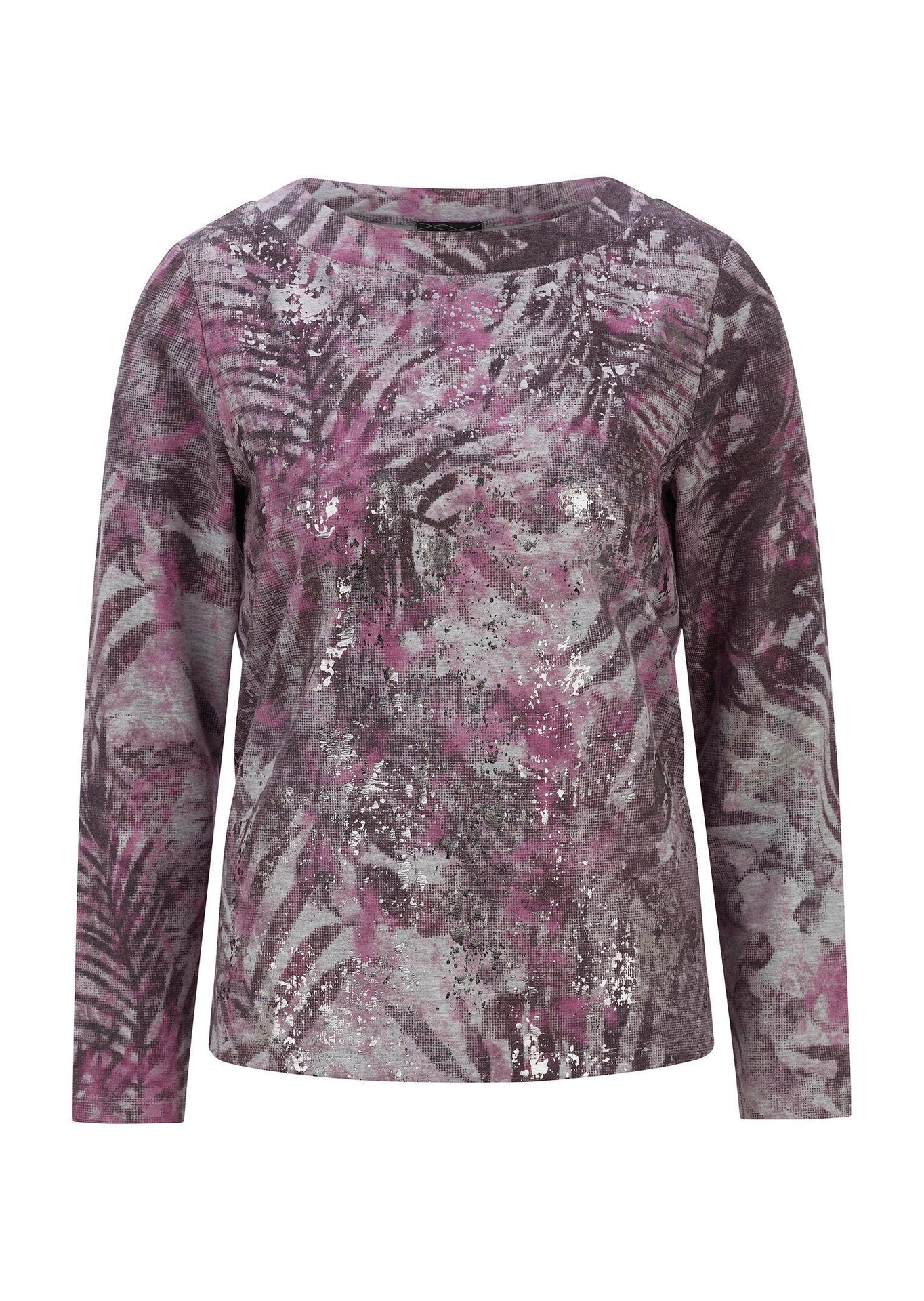 Sweatshirt in metallic look