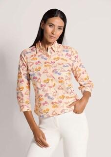 Blouse en coton à imprimé estival thumbnail 2