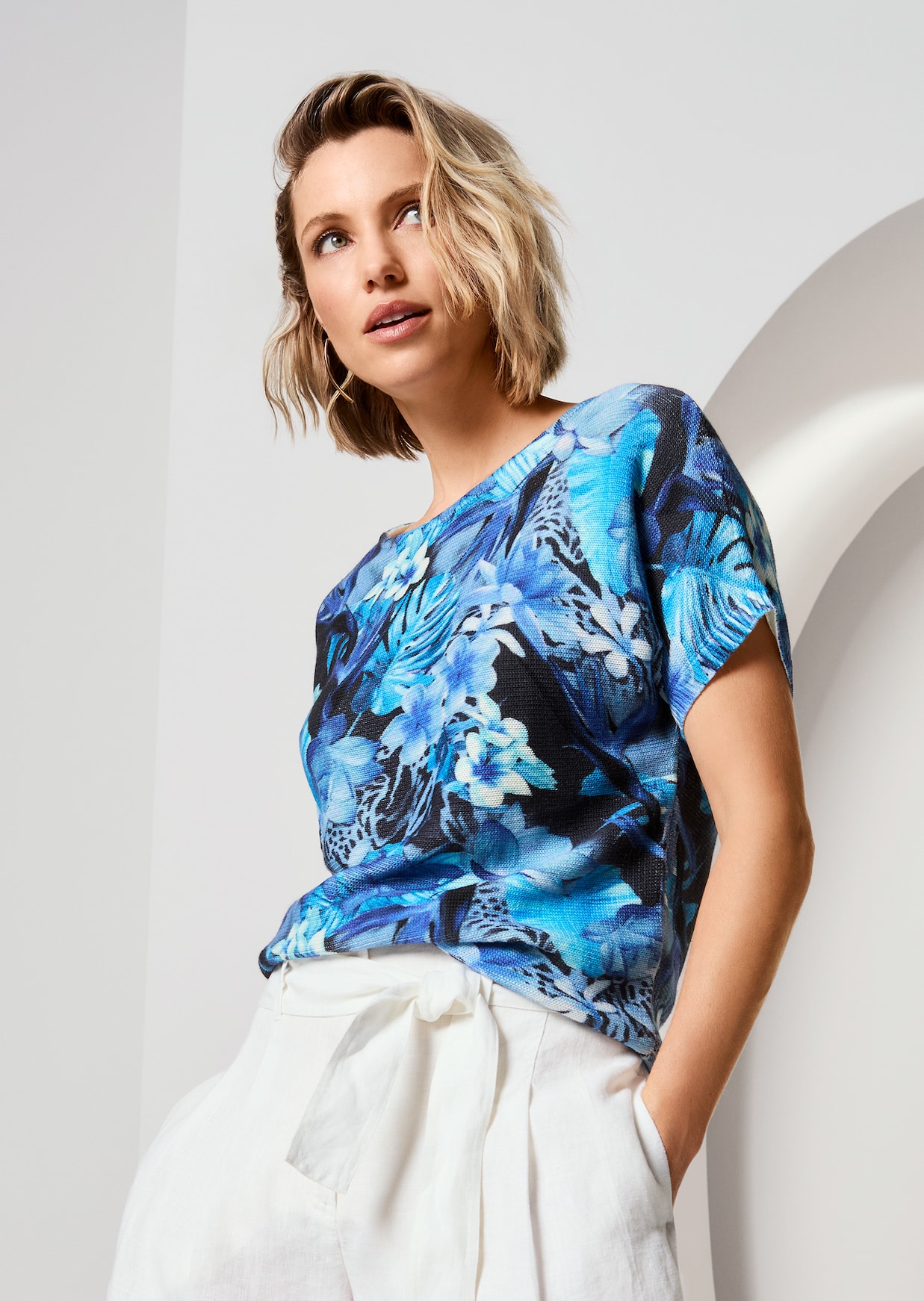 Pullover mit farbenfrohem Muster