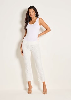 Pantalon en dentelle coupe 7/8 thumbnail 3