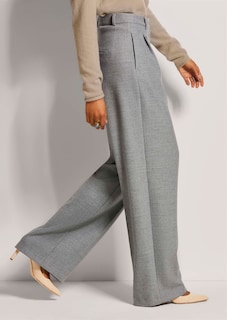 Weite Bundfaltenhose mit Bügelfalten thumbnail 5