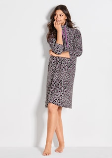 Sweatkleid mit Leo-Print thumbnail 1