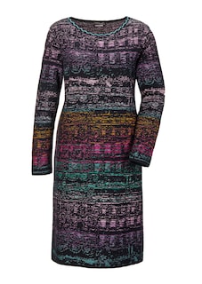 Strickkleid mit Allover-Jacquardmuster thumbnail 6