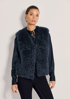 Faux fur gilet thumbnail 2