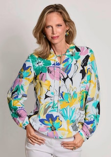 Blouse à col montant froncé thumbnail 7
