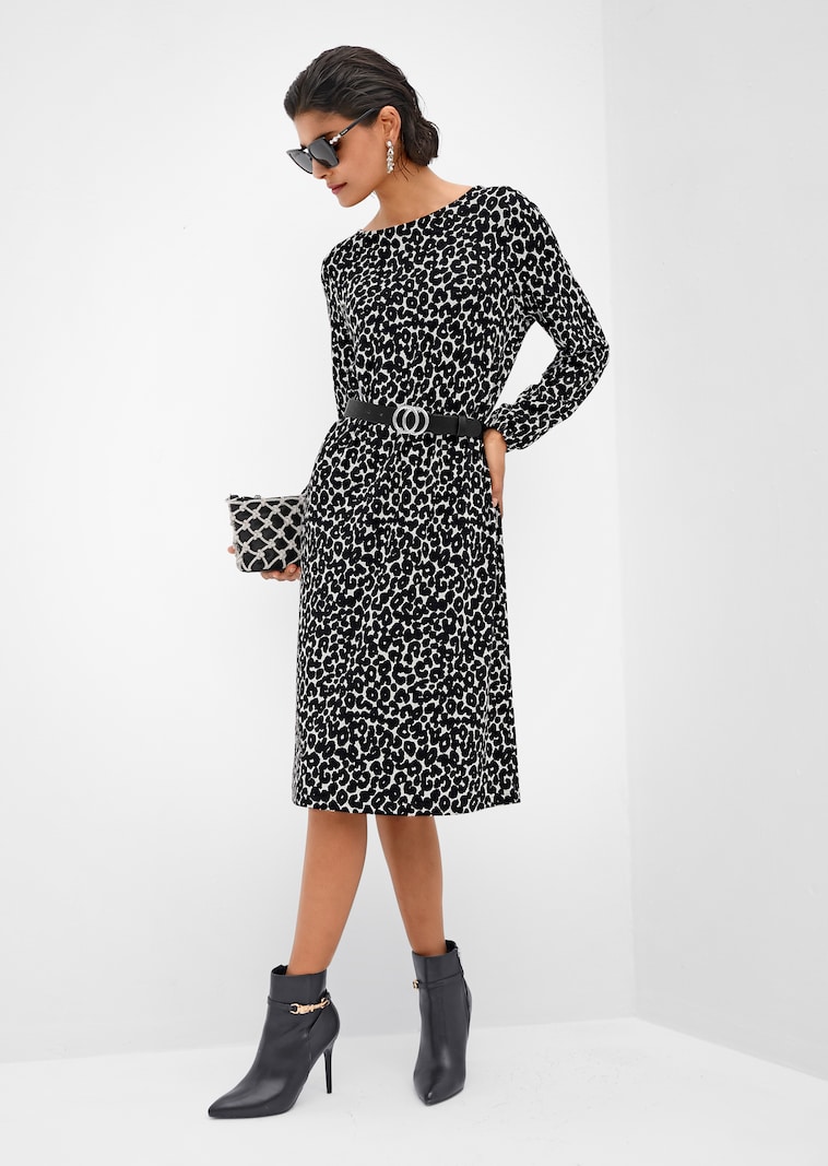 Robe à imprimé léopard