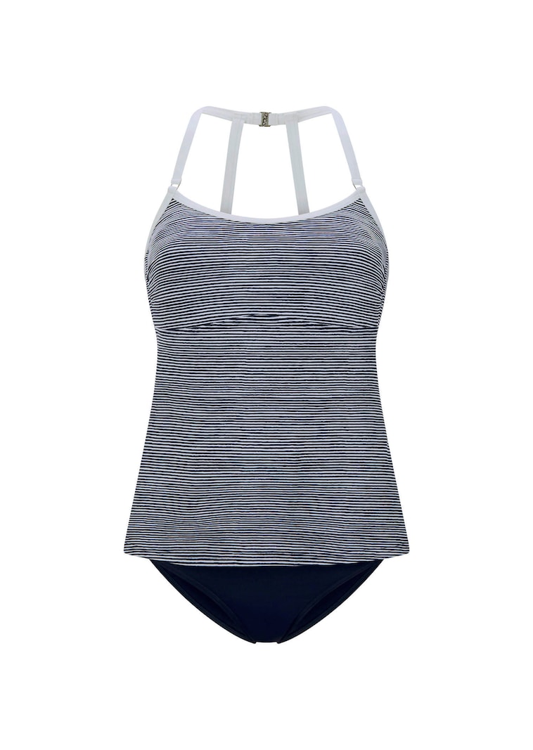 Ensemble tankini marin Ă rayures
