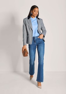 Blazer mit Samt-Akzenten thumbnail 5