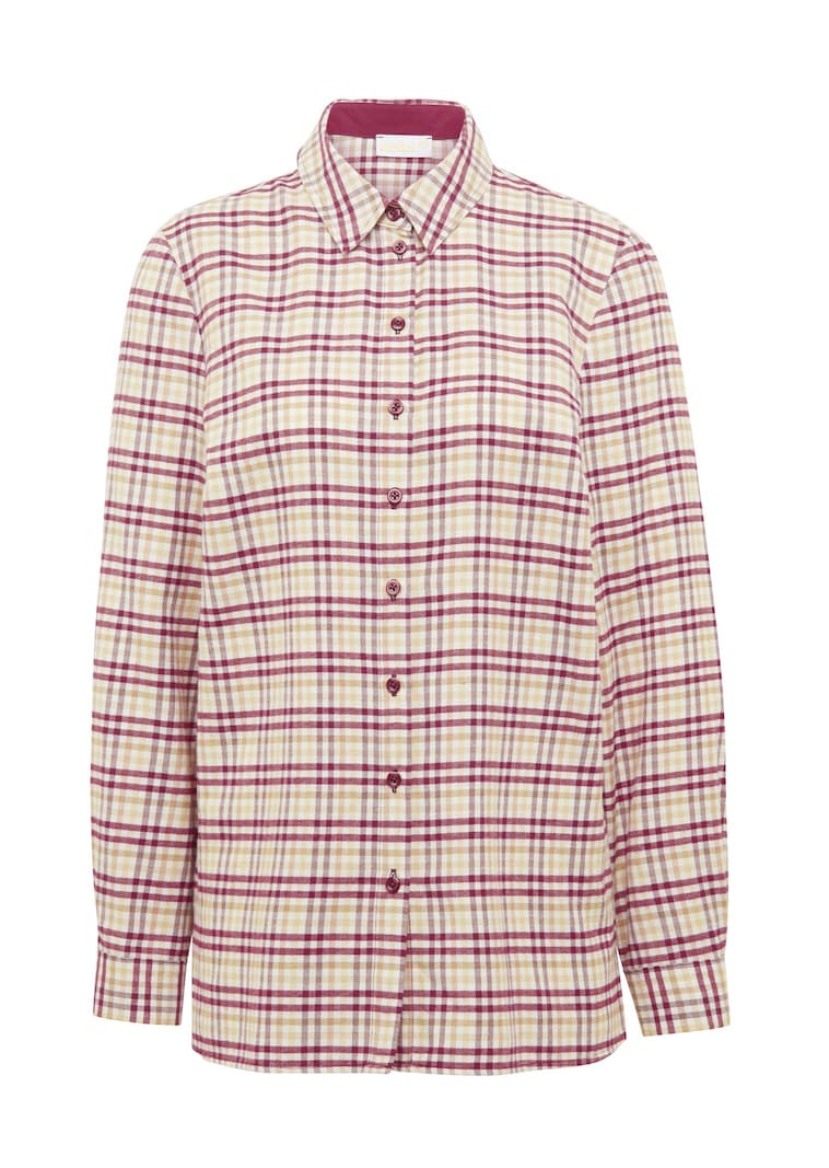 Geruite blouse