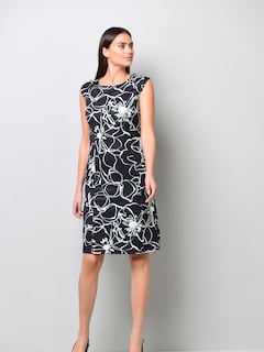 Jerseykleid in floralem Dessin thumbnail 1