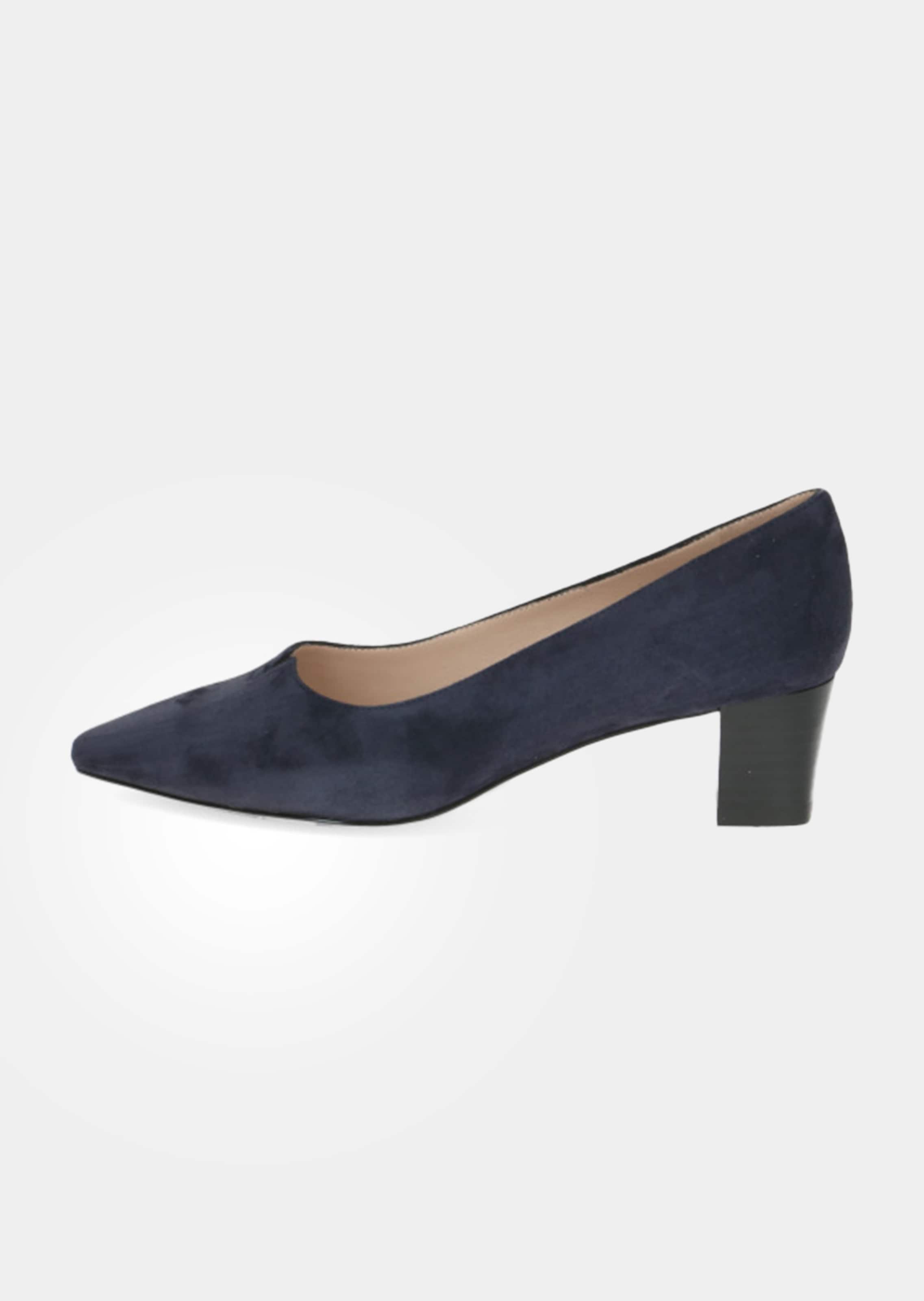 Pumps van echt suèdeleer