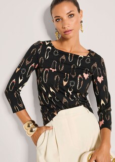 Jersey shirt met schoenprint thumbnail 5
