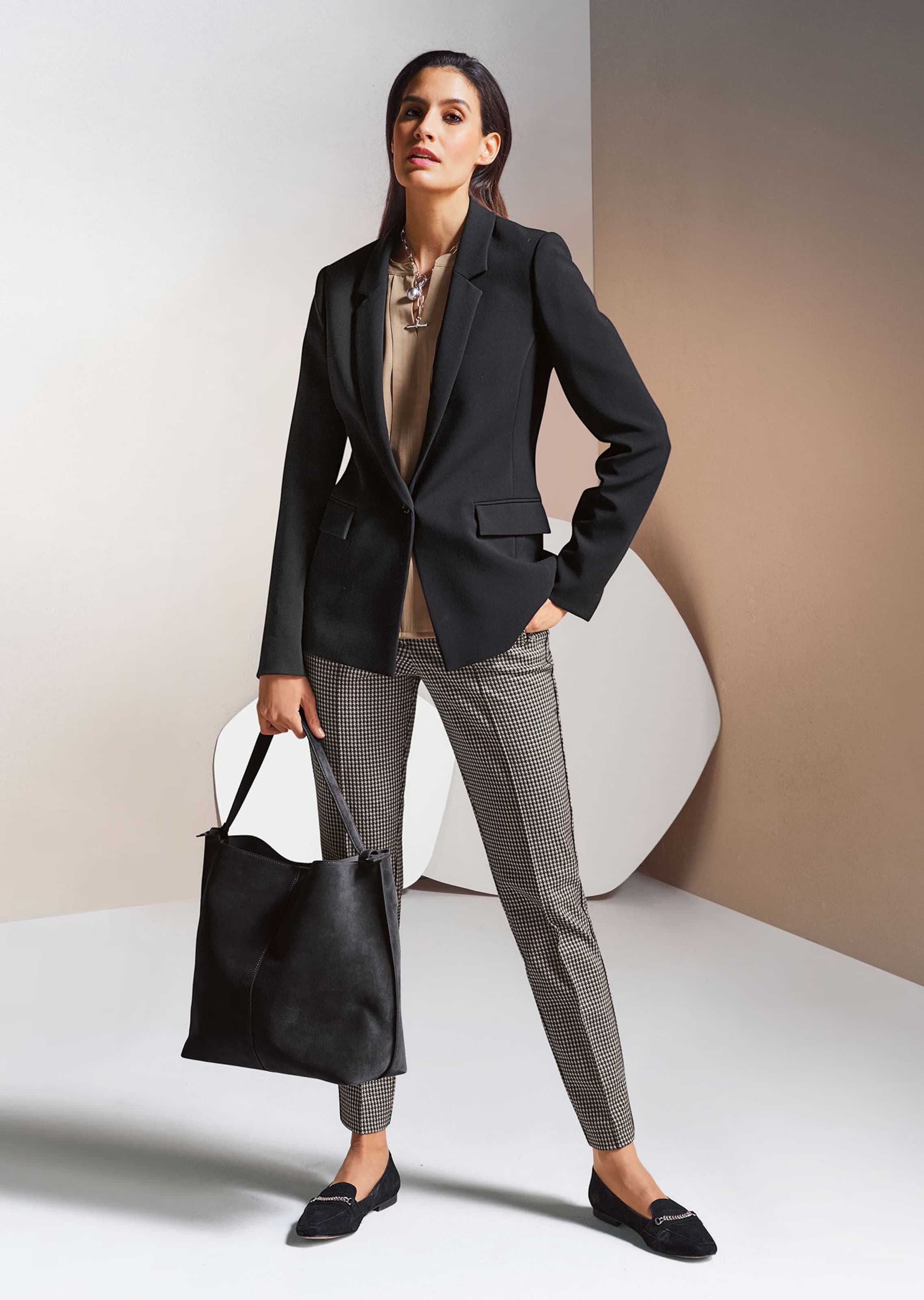 Geruite broek