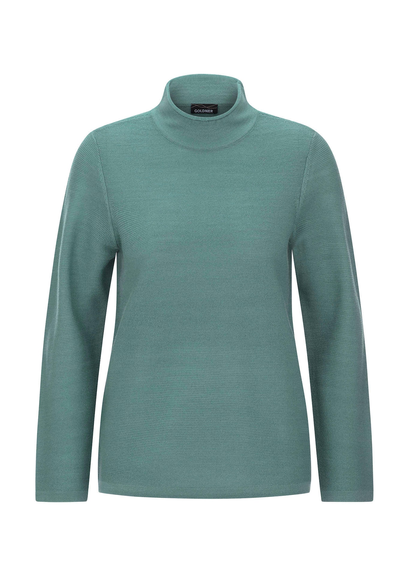 Feiner Strickpullover mit Stehkragen