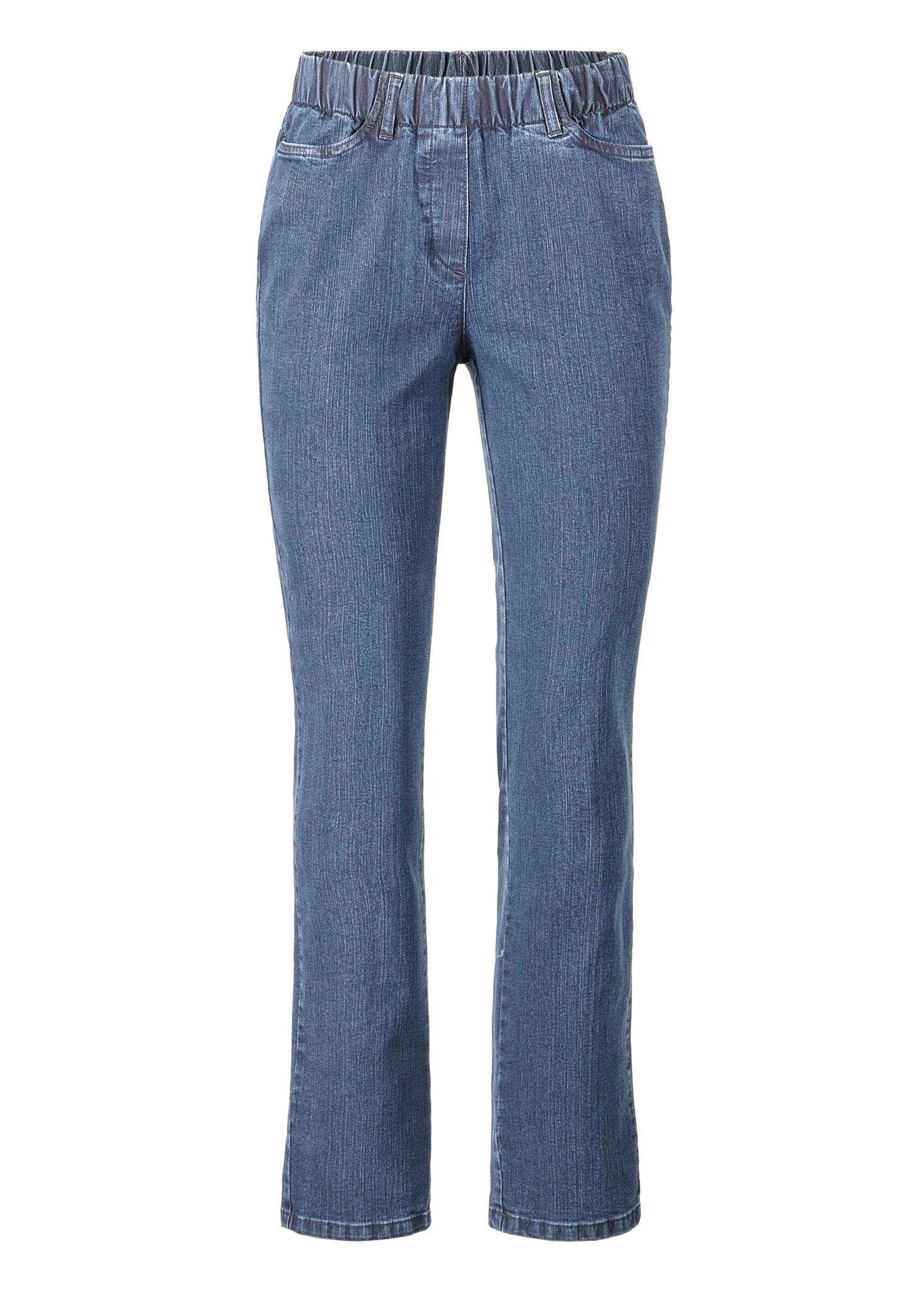 Klassieke jeans CARLA met elastische tailleband