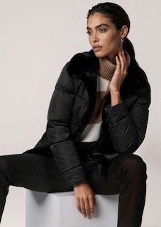 Steppjacke mit Teddyfellkragen thumbnail 5