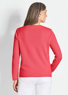 Kaschmirstrickjacke mit Rundhalsausschnitt thumbnail 3
