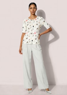 Kurzarm-Shirt mit Schuhmotiven thumbnail 3