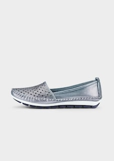 Leder-Slipper mit Wechselfussbett thumbnail 4