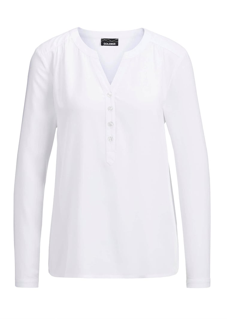 Bluse aus reiner Viskose