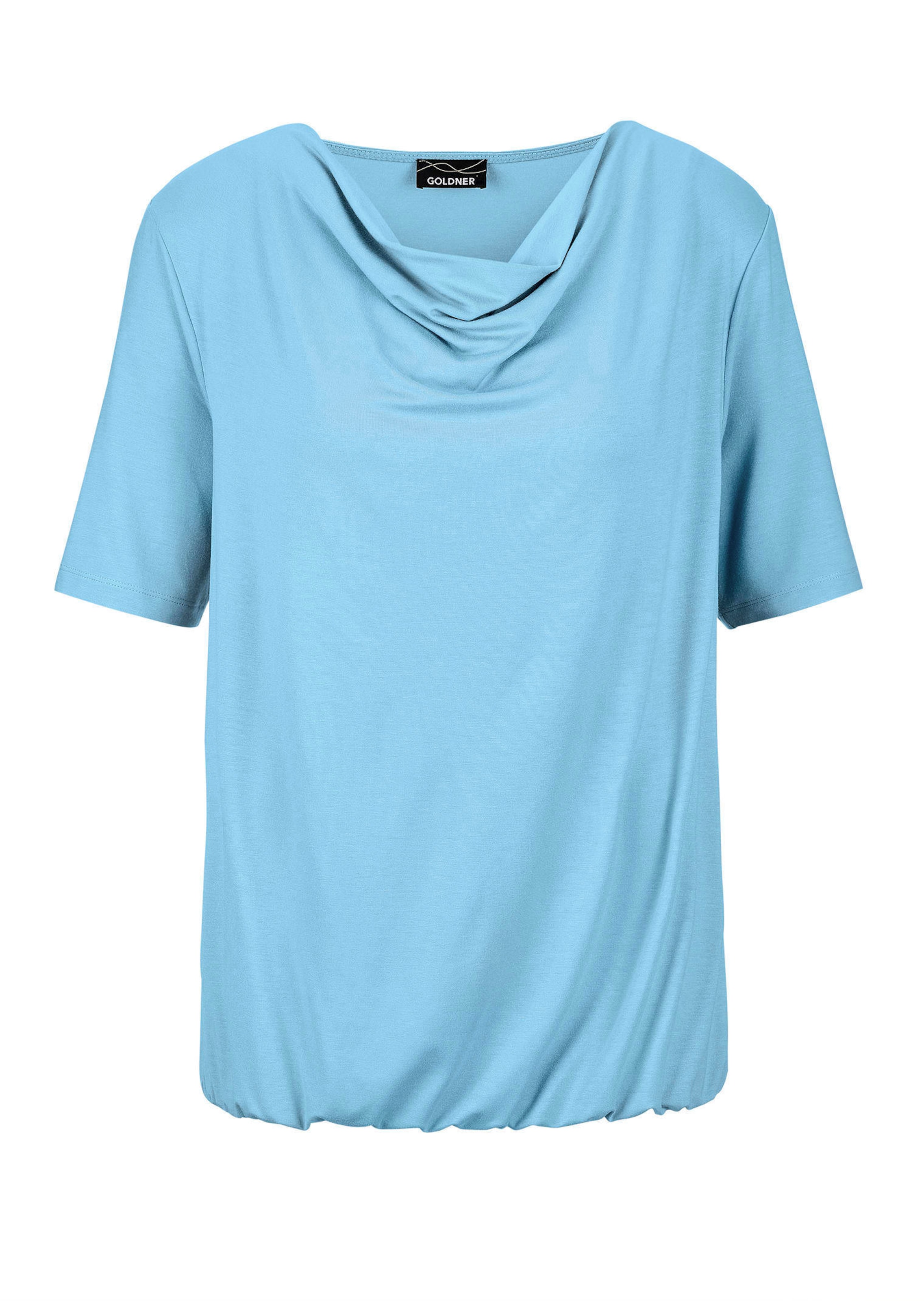Shirt met watervalhals