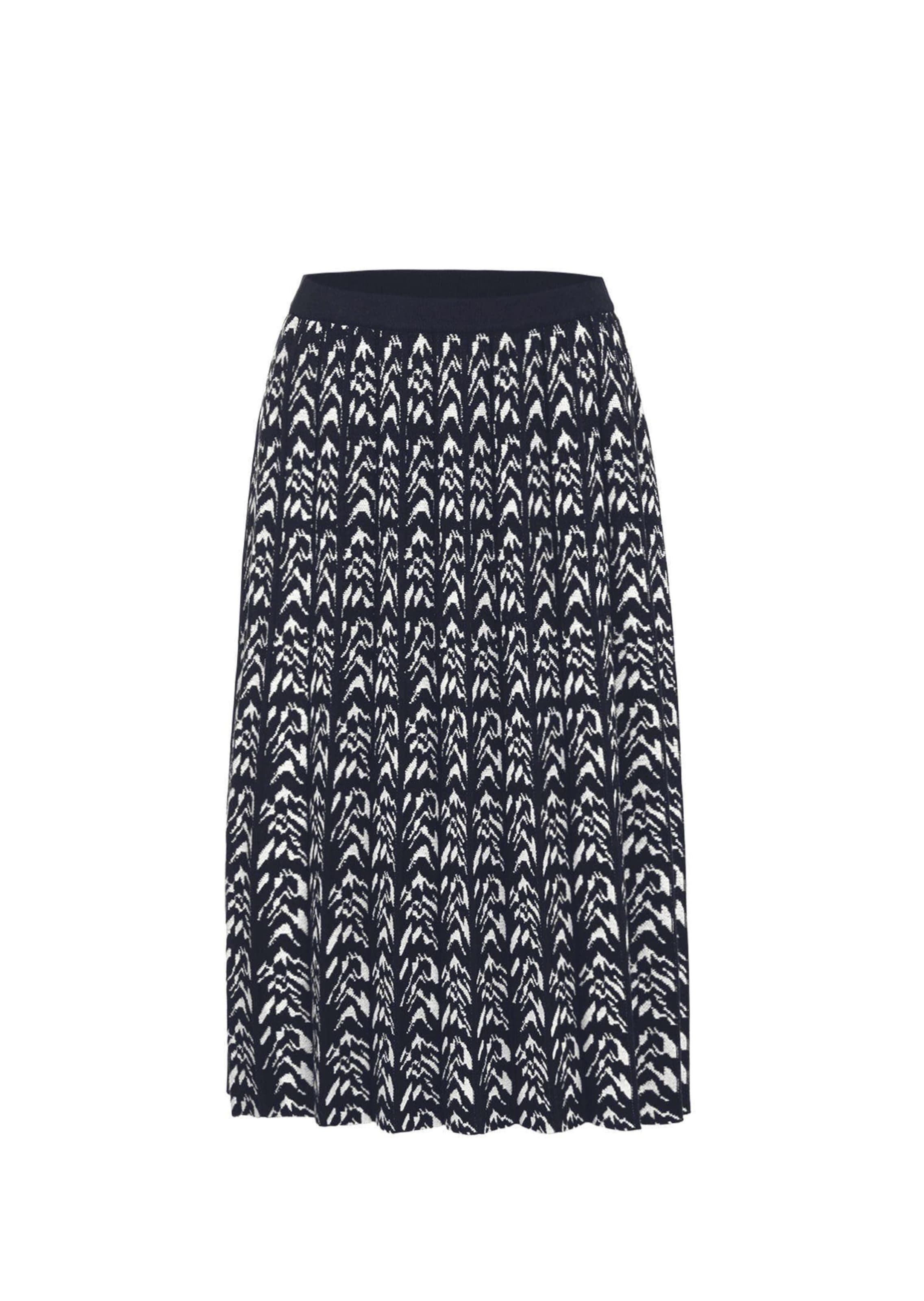 Hoogwaardige jacquard tricot rok