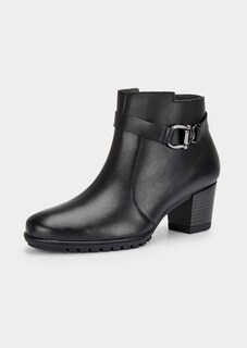 Stiefeletten aus Glattleder mit Zierelement thumbnail 1