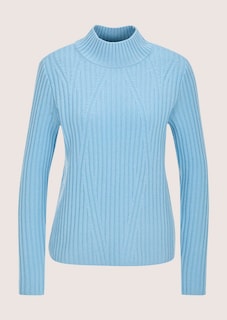 Stehkragen-Pullover aus Schurwolle thumbnail 7