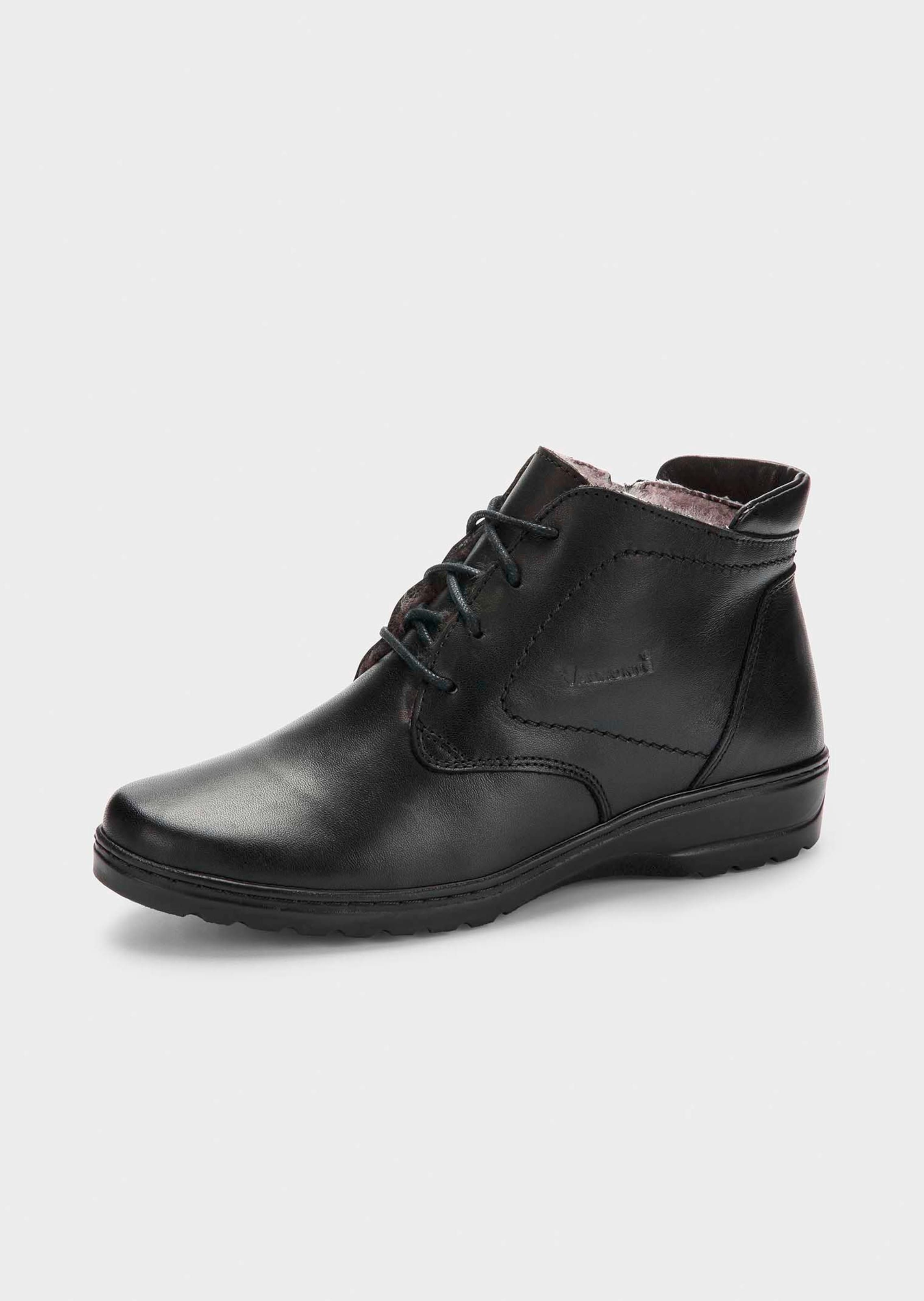 Bottines avec lacets et zip